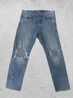H&M Distressed Relaxed Skinny Jeans